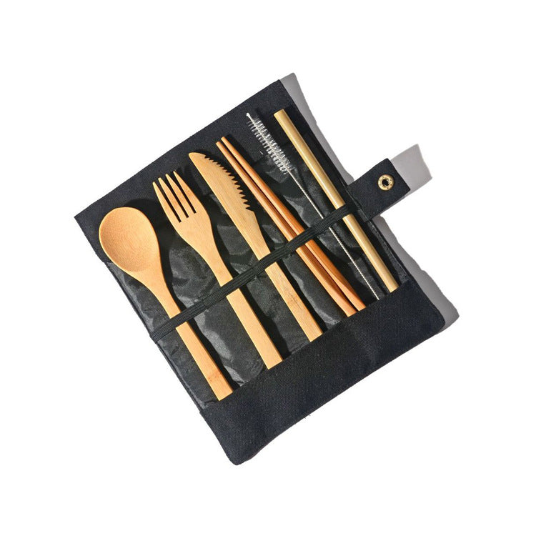 Japanese Wooden Tableware Six-piece Set, view 2 of 10