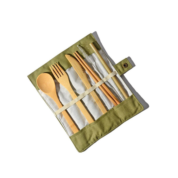 Japanese Wooden Tableware Six-piece Set, view 7 of 10