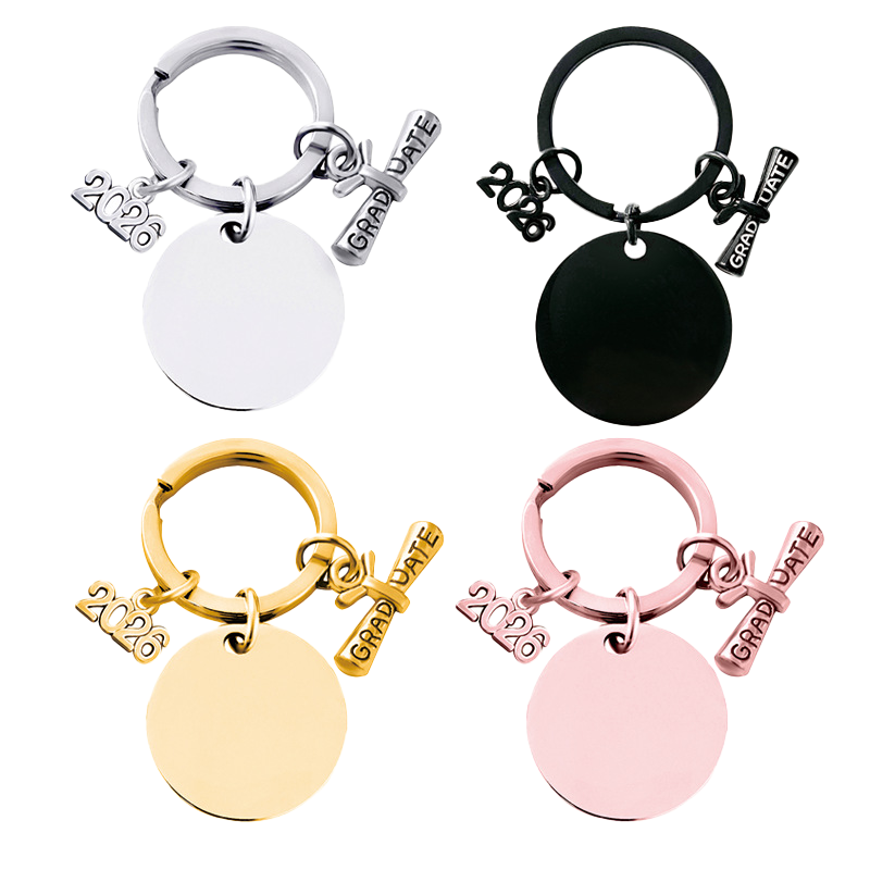 Custom Logo Graduation Shaped Metal Keychain | Premium Corporate Gifts and Custom Gifts