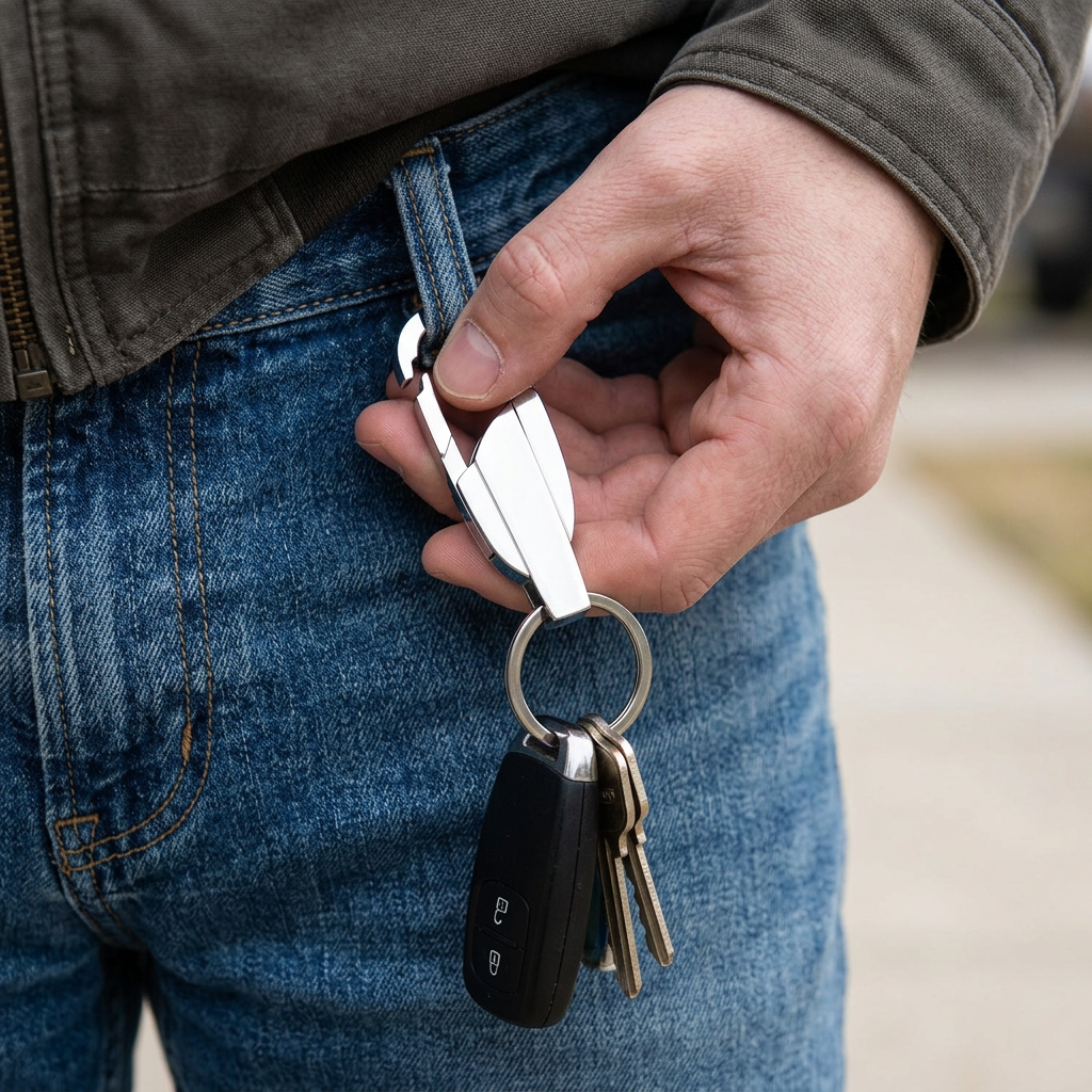 Custom Logo Alloy Keychain