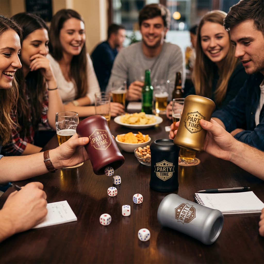 Custom Logo Party Dice Cup