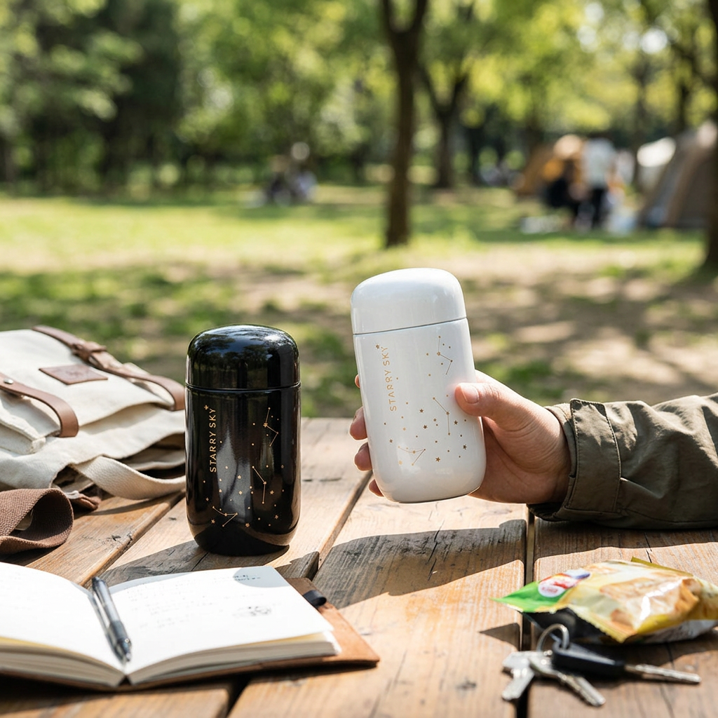 Custom Logo Starry Sky Thermos Cup