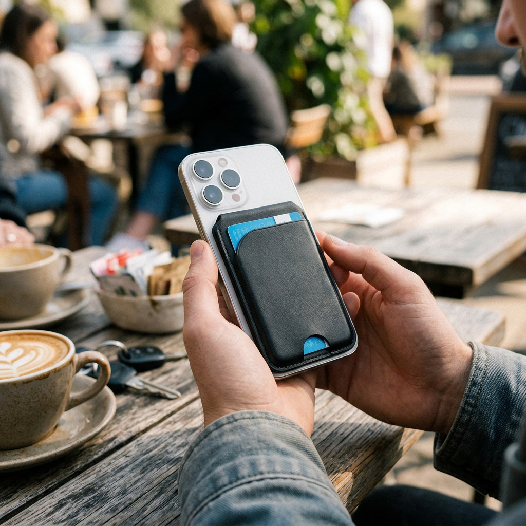 Custom Logo MagSafe Magnetic Phone Wallet