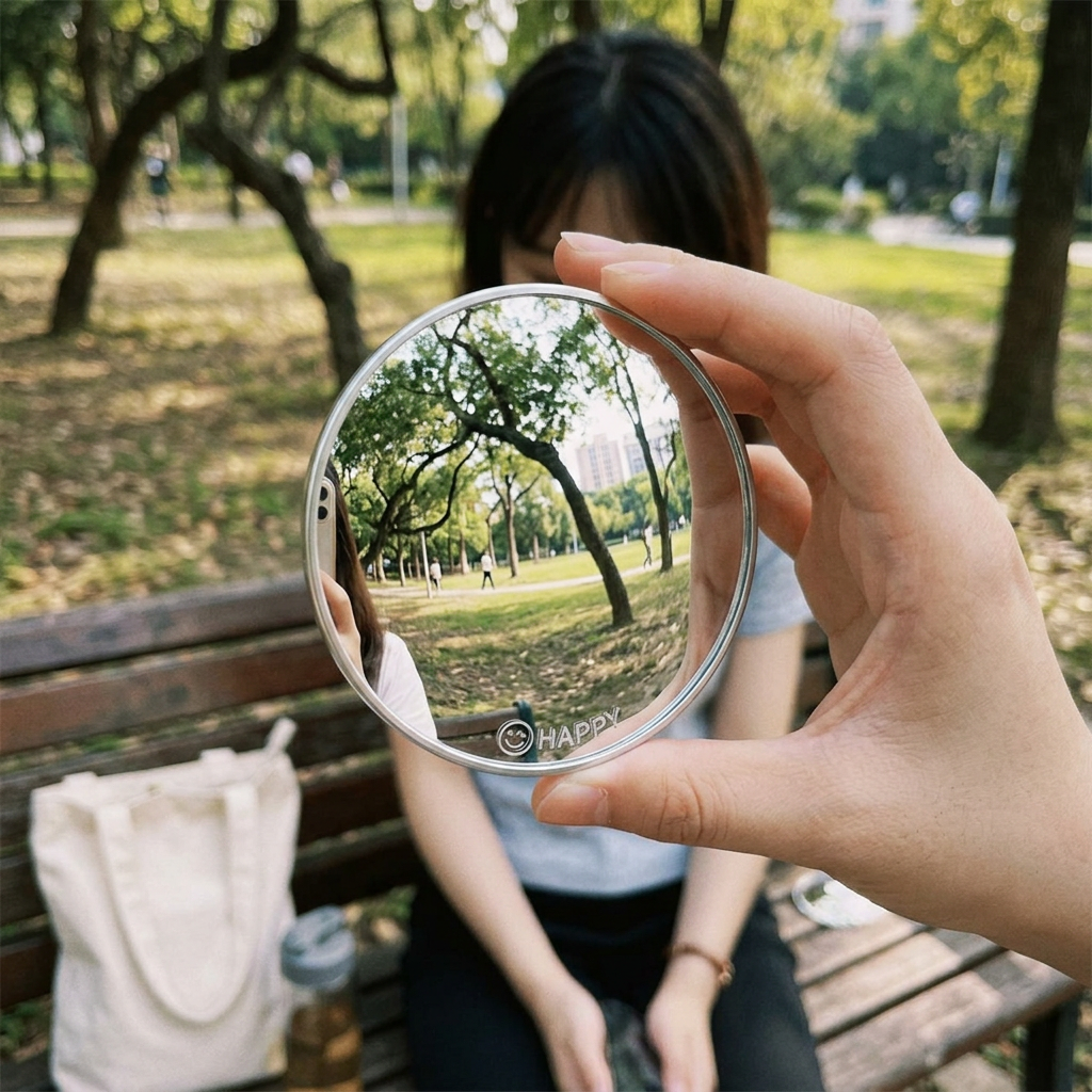 Custom Logo Cute Wide-Angle Convex Mirror