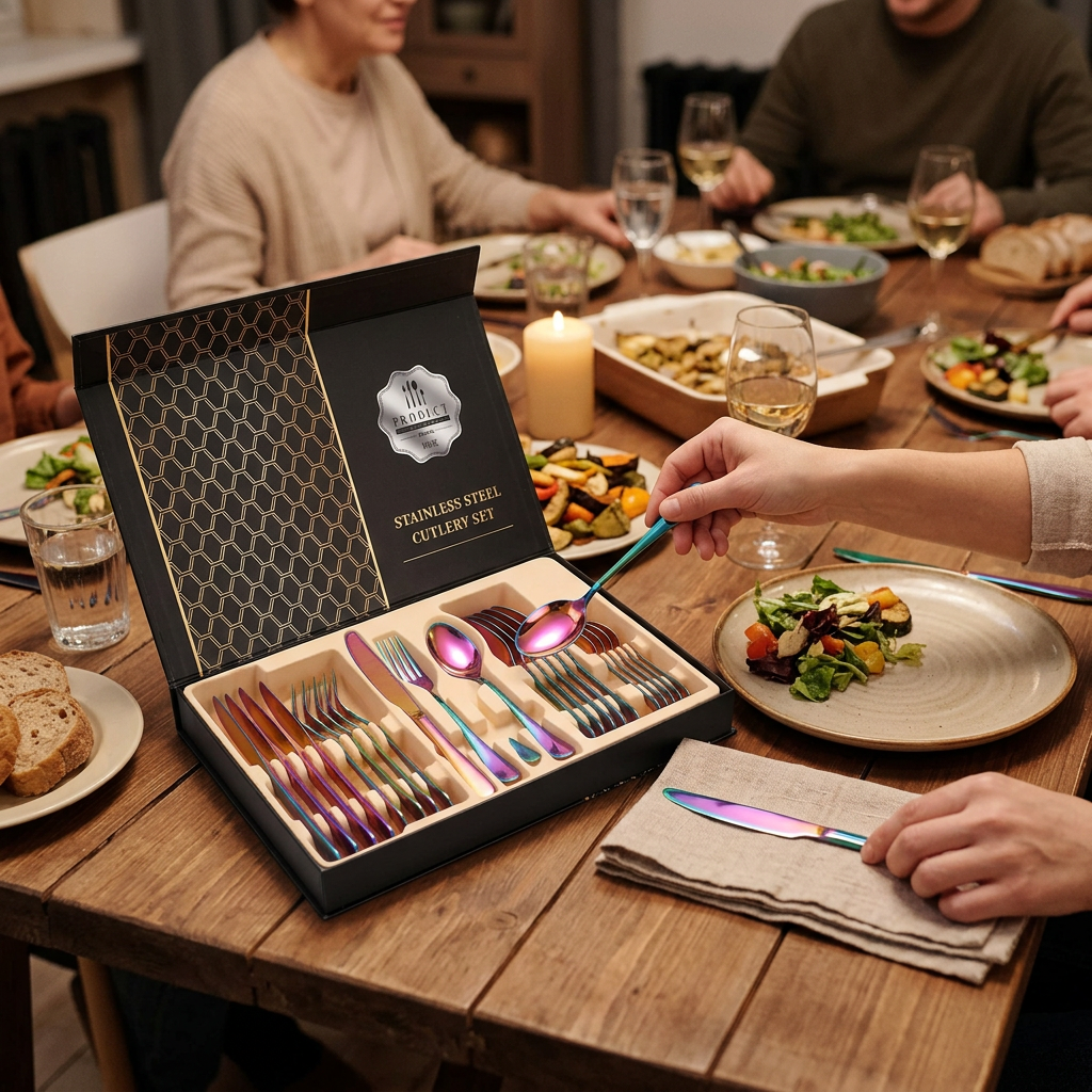 Custom Logo High-end Western Tableware Gift Set