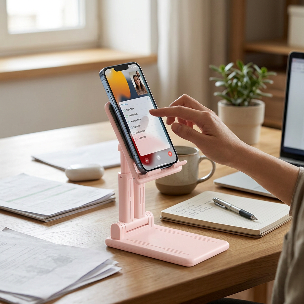 Custom Logo Foldable & Adjustable Tablet and Phone Stand