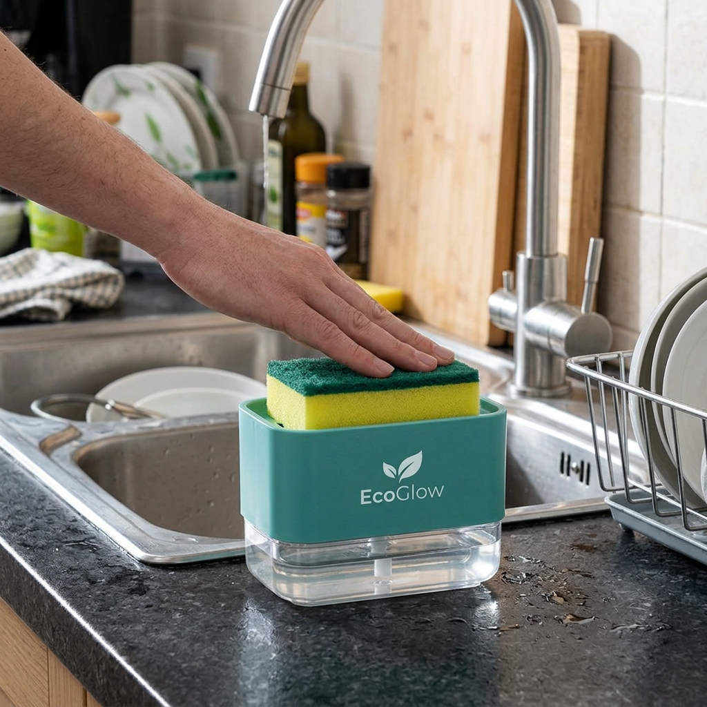 Custom Logo Kitchen Press-Type Dishwashing Liquid Box