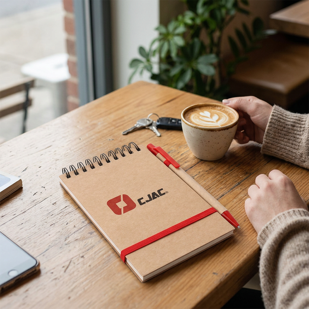 Custom Logo Convenient Kraft Notebook