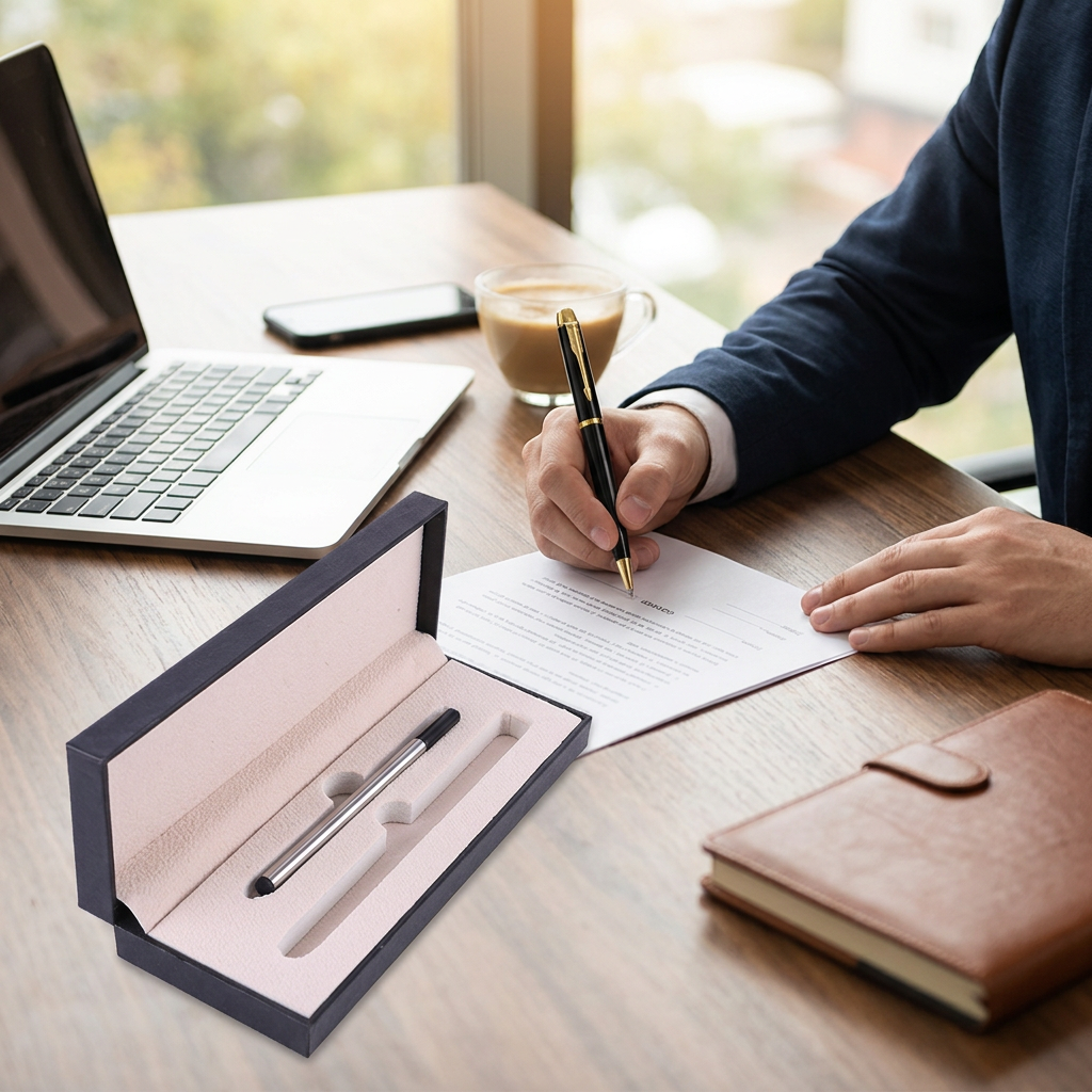 Custom Logo High-end Metal Business Signature Pen Set