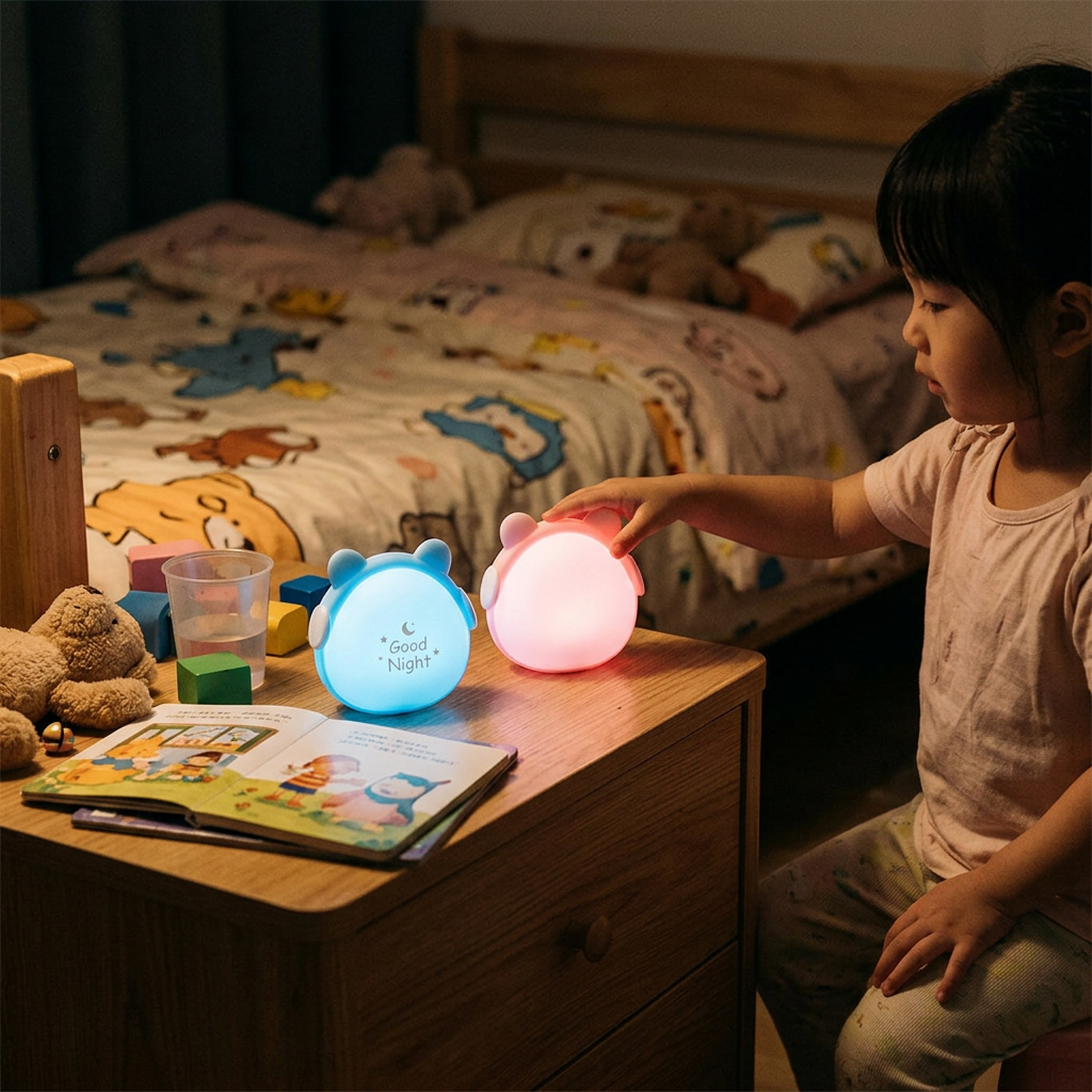 Custom Logo LED Bear Night Light