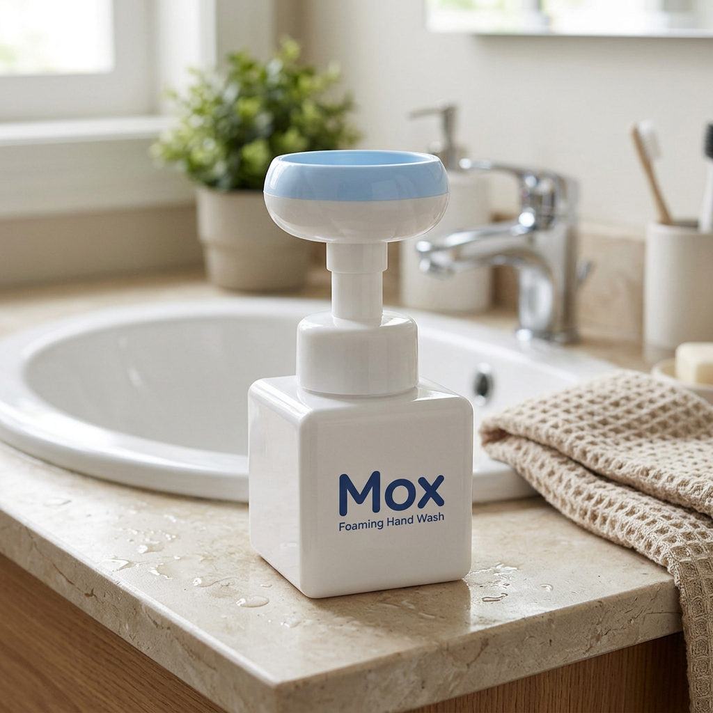 Custom Logo Mox Hand Washing Bubble Bottle