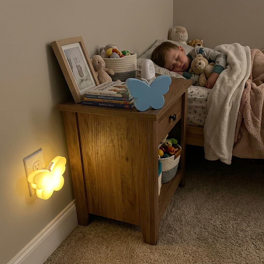 Custom Logo LED Butterfly-shaped Night Light