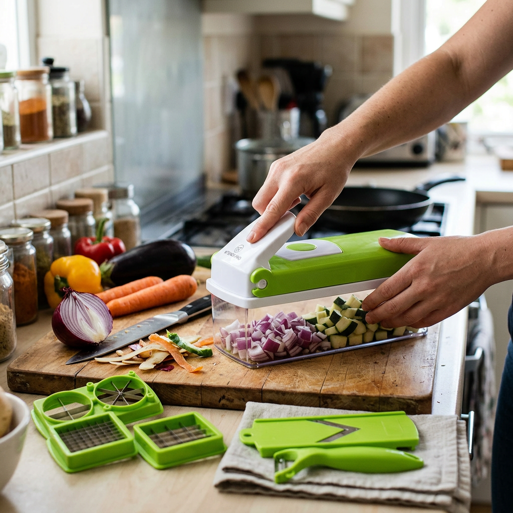 Custom Logo Multifunctional Vegetable Cutter Box Set