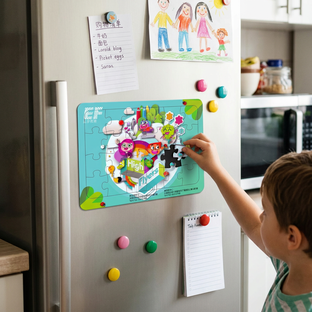 Custom Logo Magnet Puzzle
