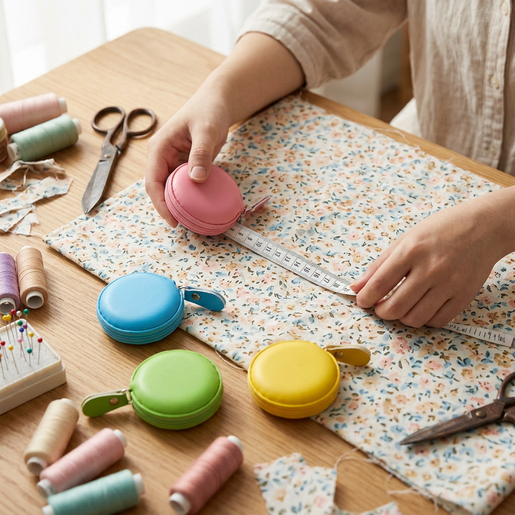 Custom Logo Macaron Shaped Cloth Ruler