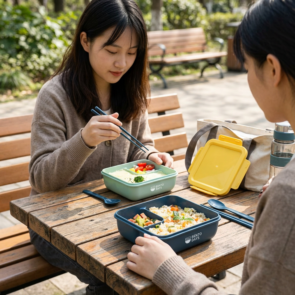 Custom Logo Japanese Square Bento Box