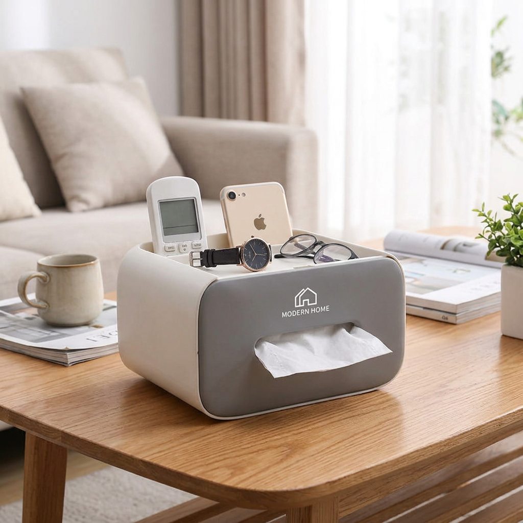 Custom Logo Home Contrast Storage Tissue Box