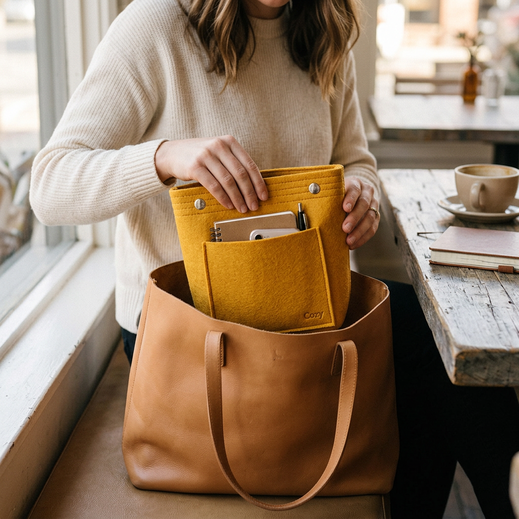 Custom Logo Felt Inner Bag Storage Bag