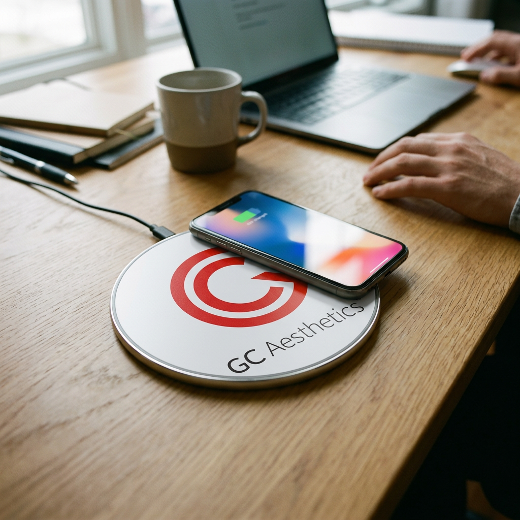 Custom Logo Portable Fast Charging Wireless Charging Pad