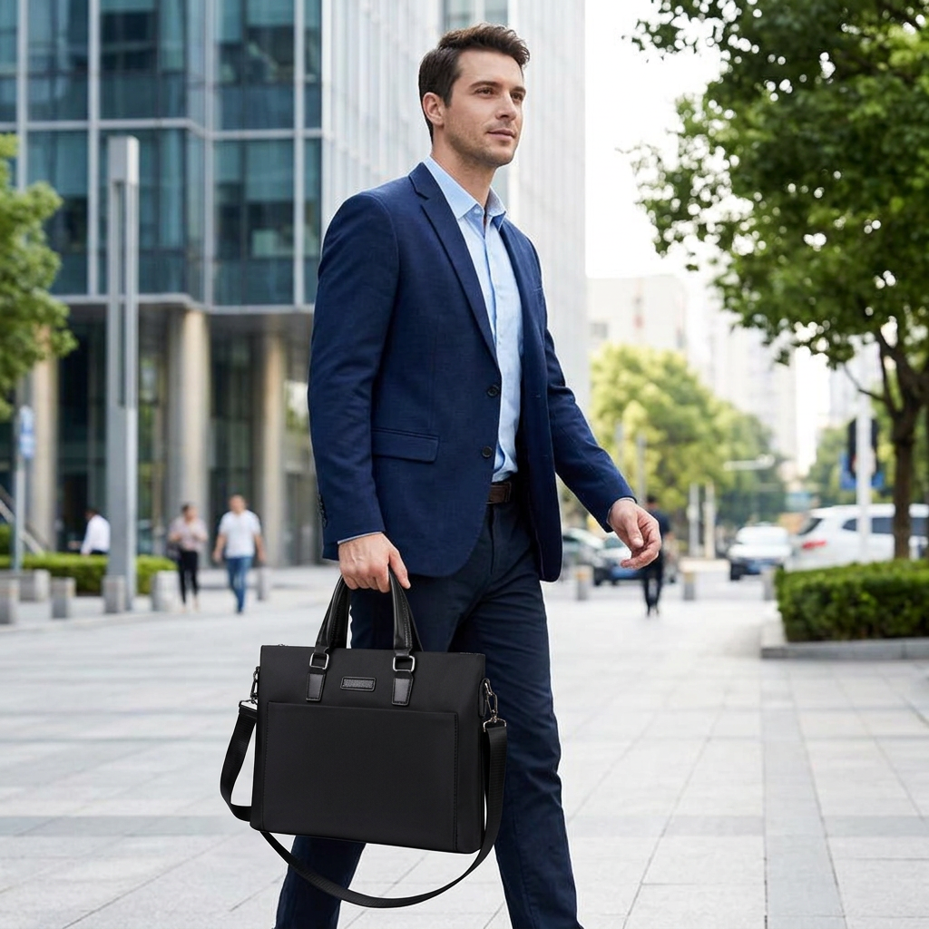 Custom Logo Men's Dual-purpose Business Briefcase