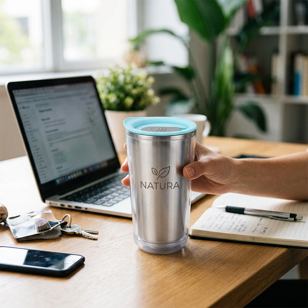 Custom Logo Double-layer Stainless Steel Insulated Cup