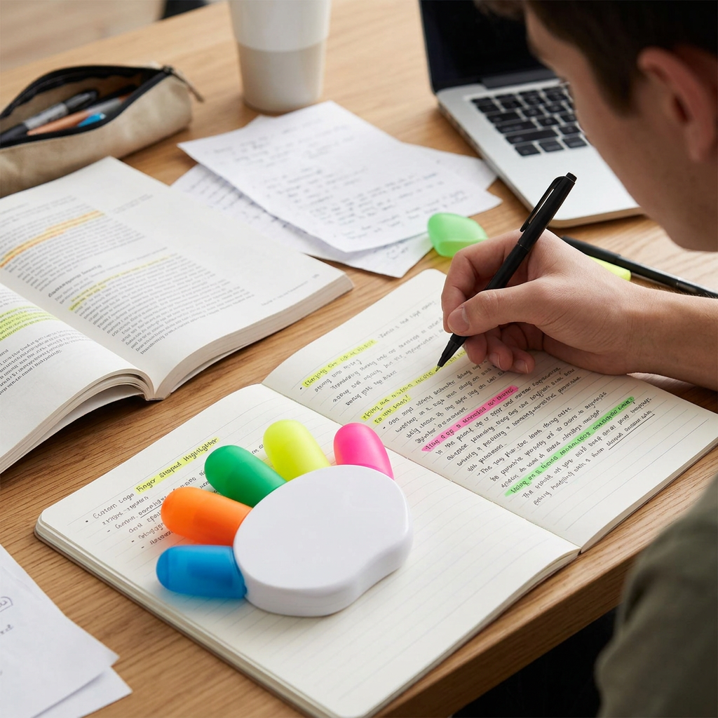 Custom Logo Finger Shaped Highlighter