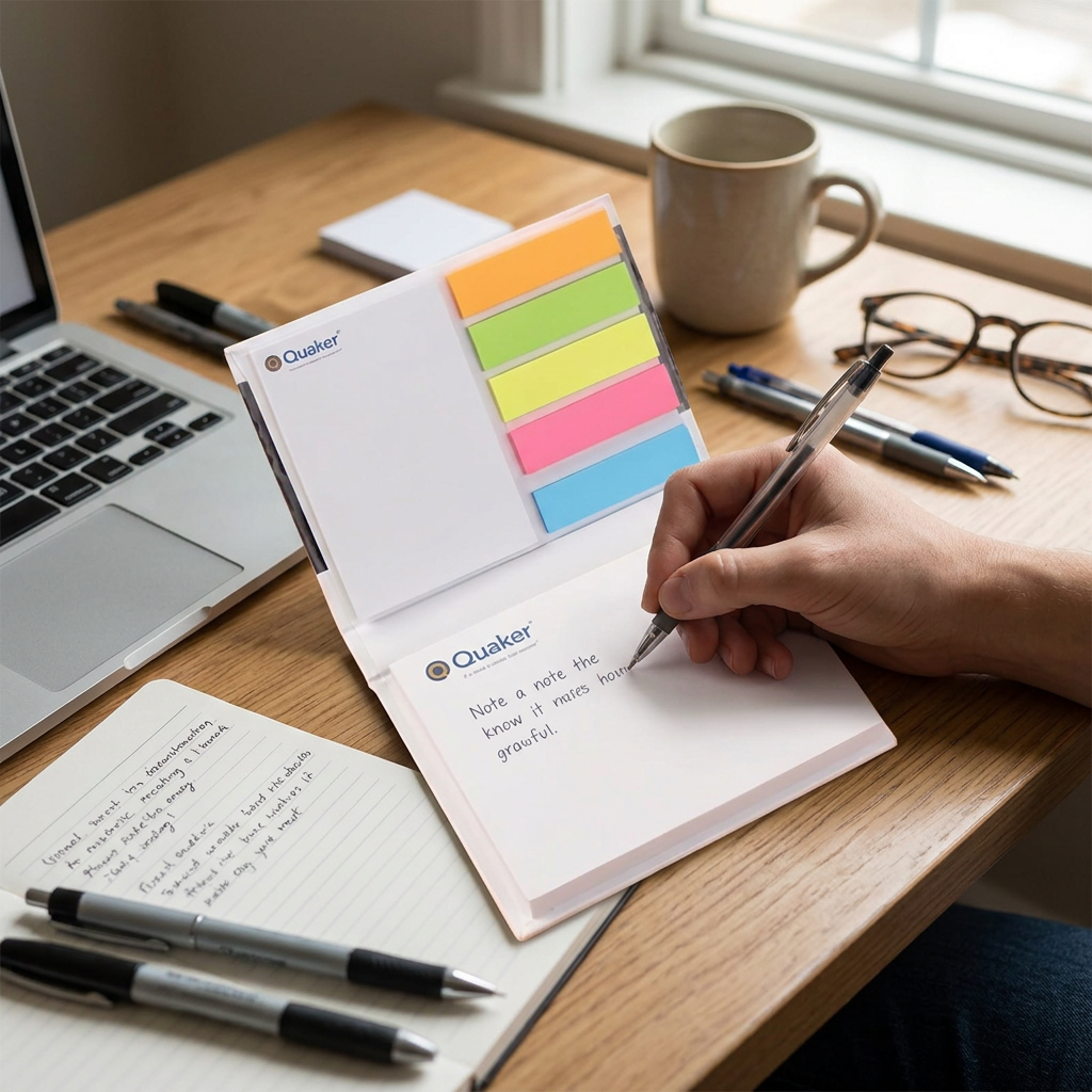 Custom Logo Simple Sticky Notes