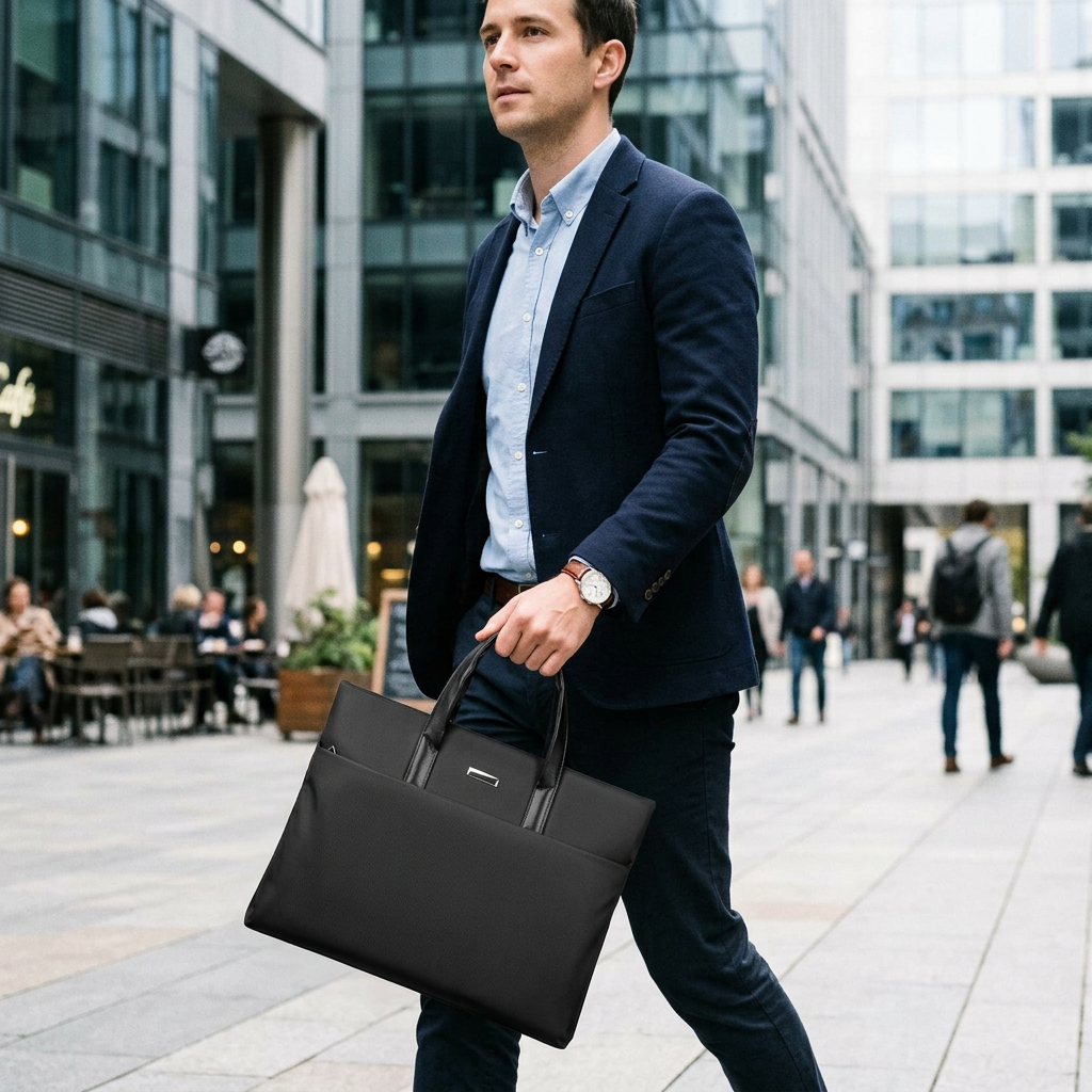 Custom Logo Business Briefcase Document Bag