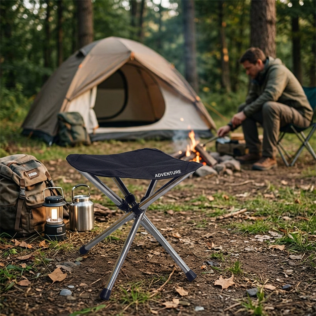 Custom Logo Oxford Cloth Water-repellent Folding Camping Chair