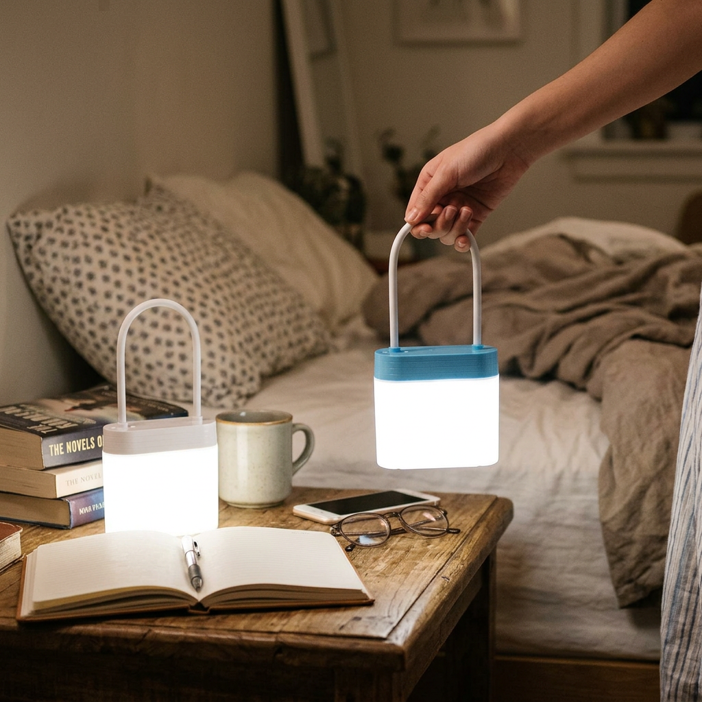 Custom Logo Creative Lock-type Small Desk Lamp