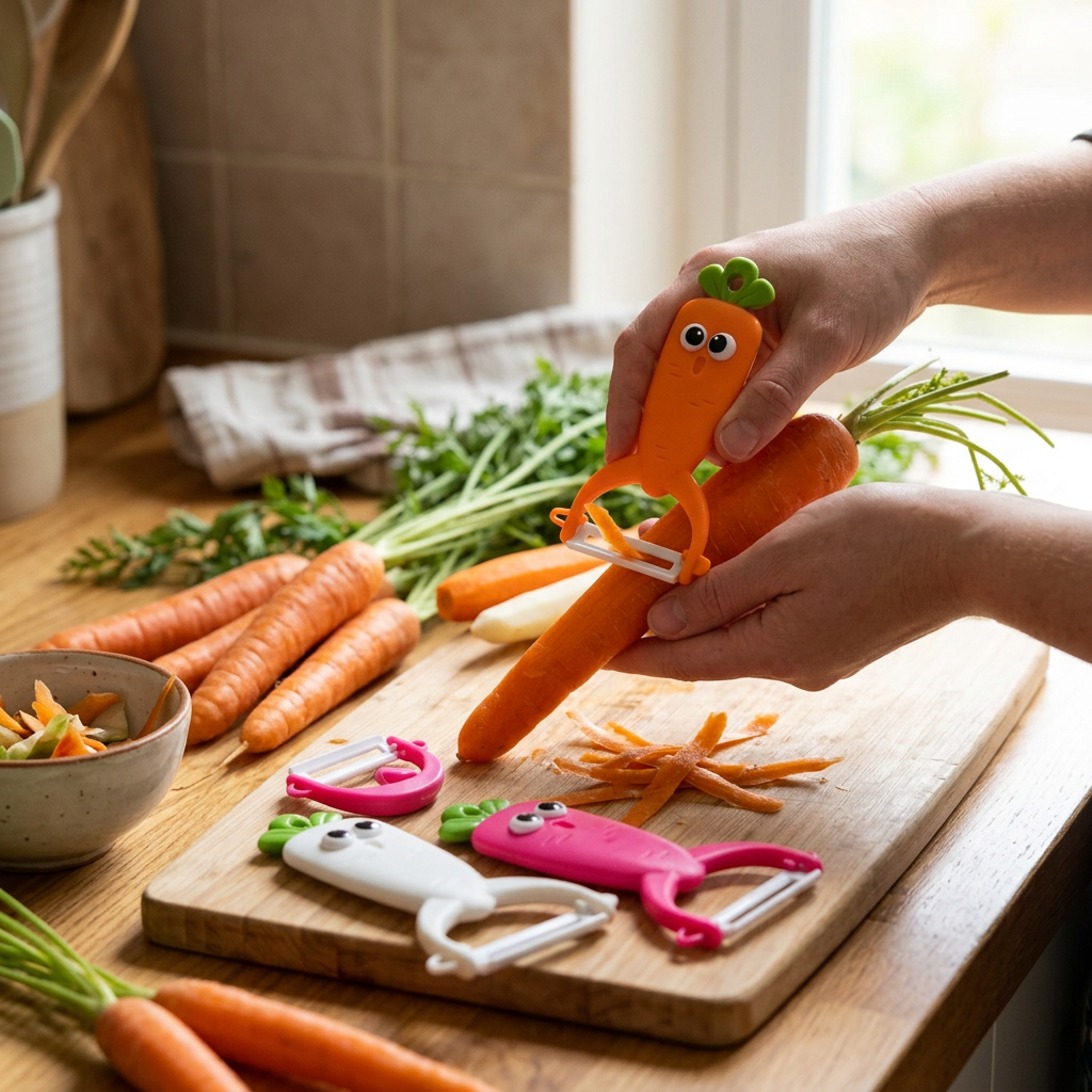 Custom Logo Carrot-shaped Paring Knife