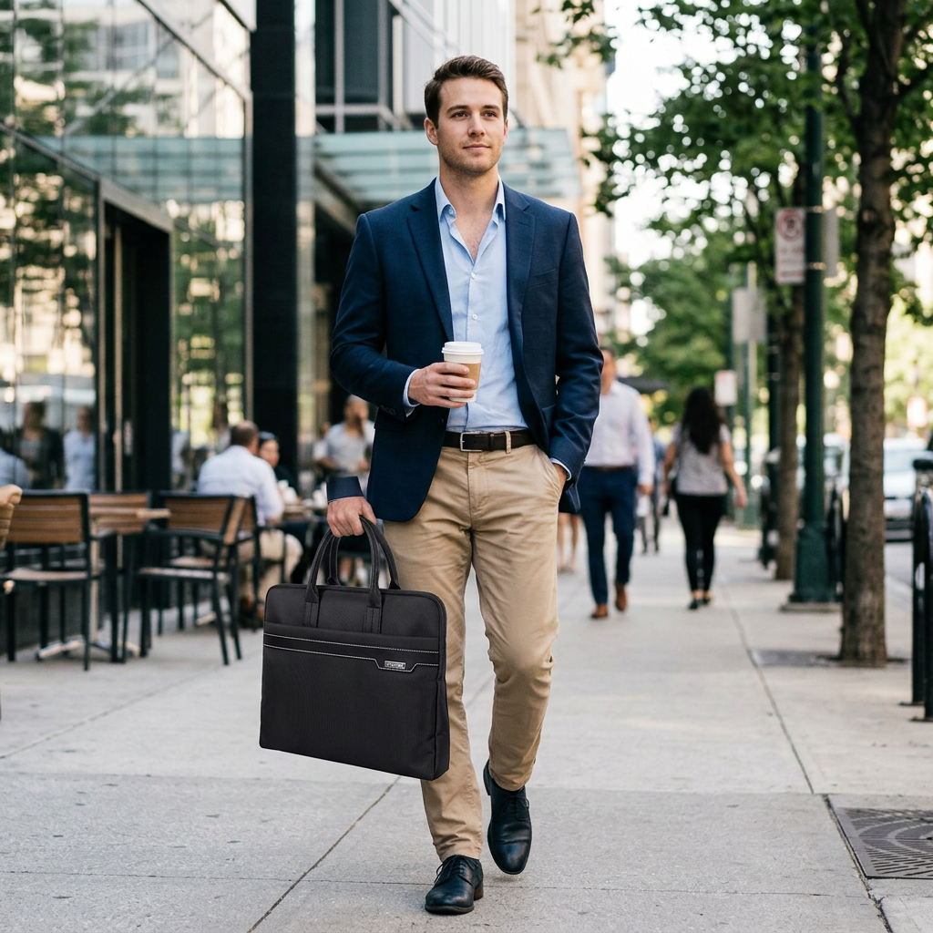 Custom Logo Tote Briefcase