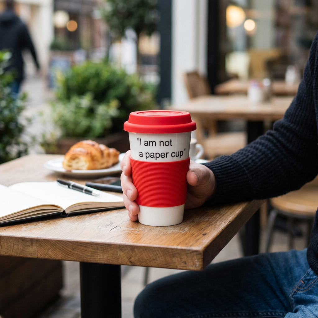 Custom Logo Insulated Coffee Eco-Friendly Cup