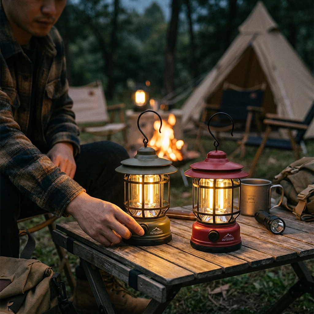 Custom Logo Camping Outdoor Atmosphere Lights