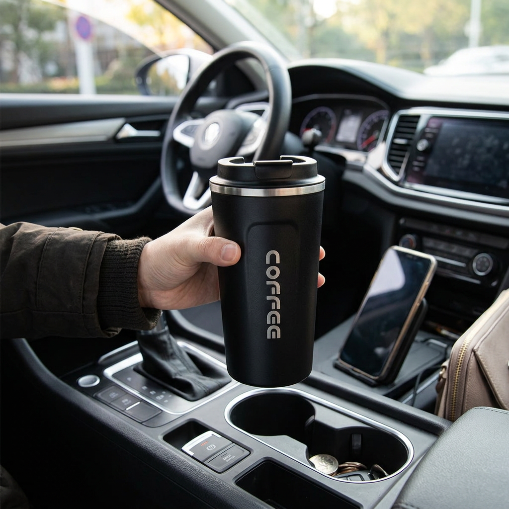 Custom Logo Stainless Steel Car Tumbler