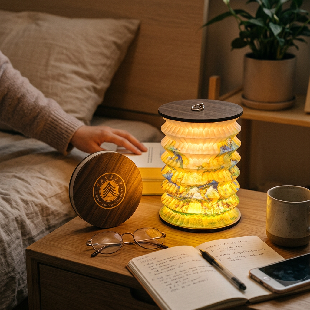 Custom Logo Folding Atmosphere Night Light