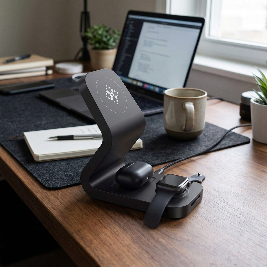 Custom Logo Magnetic Wireless Charging Stand