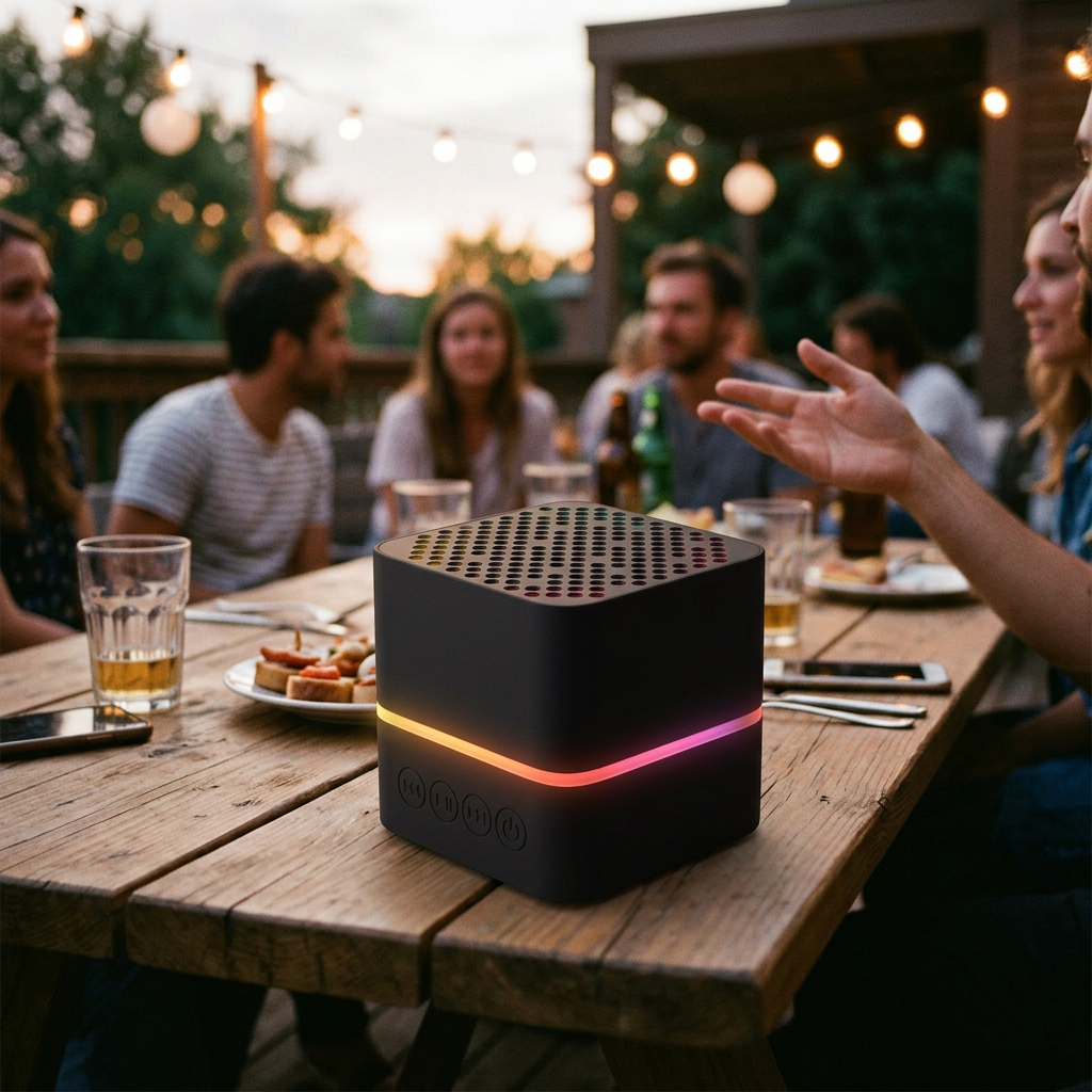 Custom Logo Portable Colorful Lantern Bluetooth Speaker