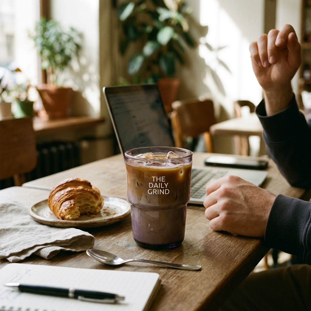 Custom Logo INS Style Fashion Glass Coffee Cup