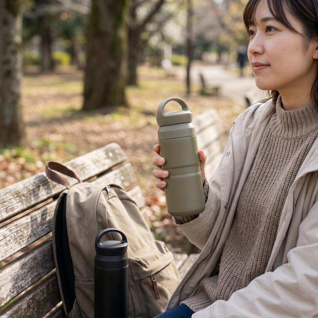 Custom Logo Japanese Portable Portable Thermos Cup