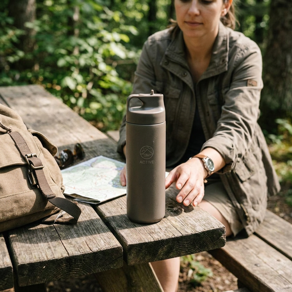 Custom Logo Vacuum Nozzle Insulated Mug