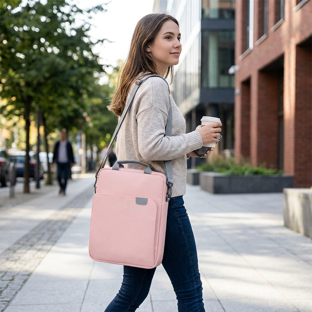 Custom Logo Flat Waterproof Shoulder Bag Crossbody Bag