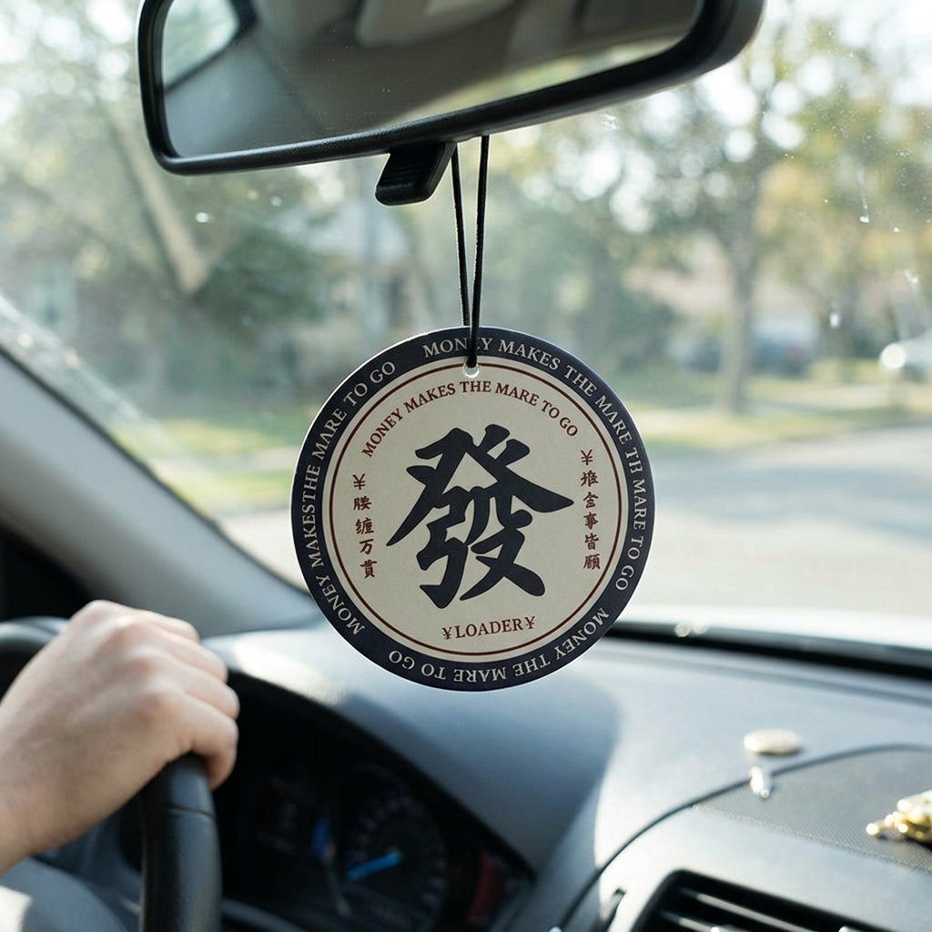 Custom Logo Shaped Fragrance Card Charm