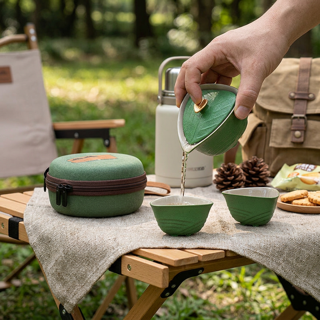 Custom Logo New Travel Tea Set