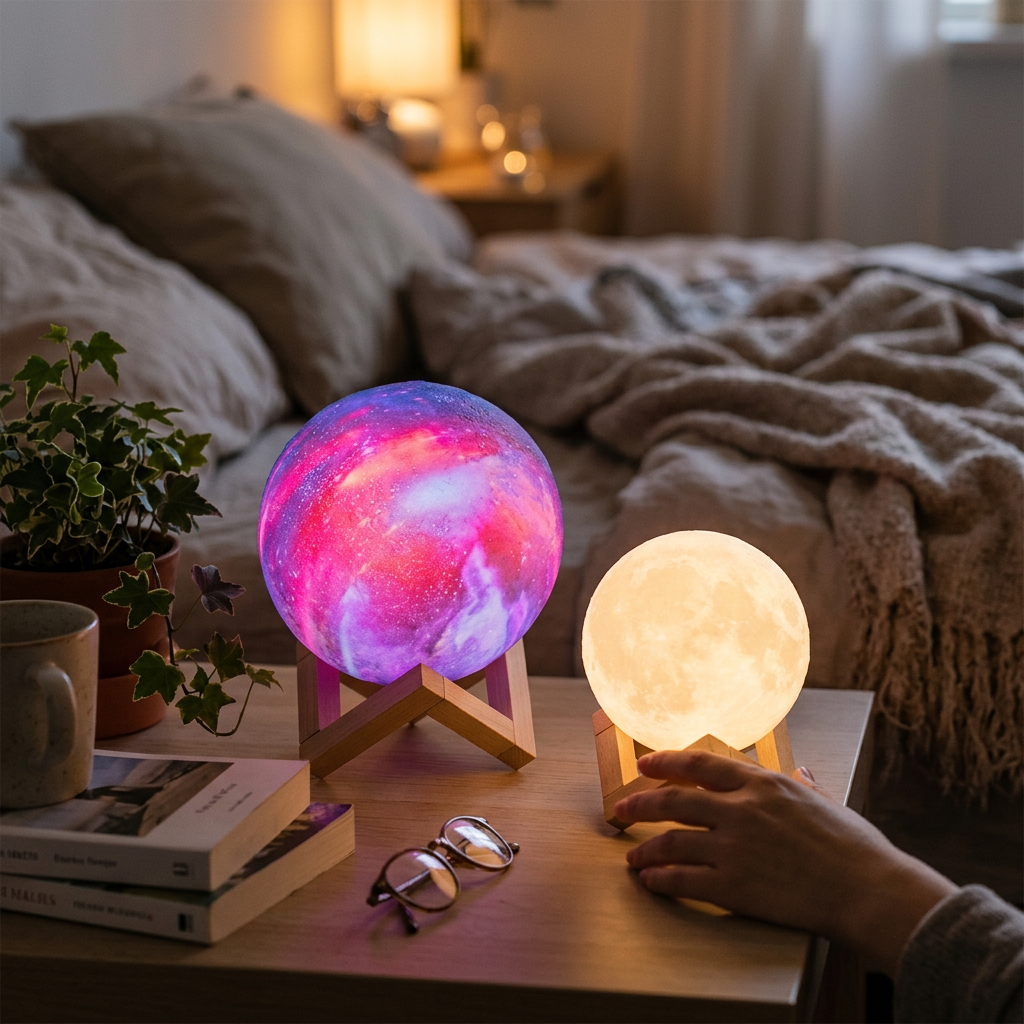 Custom Logo 3D Atmosphere Pai Planet Lights