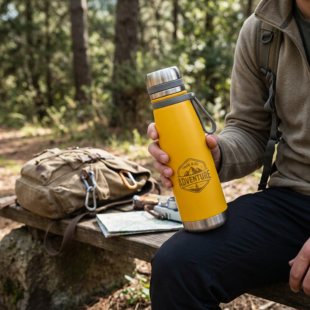 Custom Logo Coke Bottle-shaped Vacuum Thermos Cup