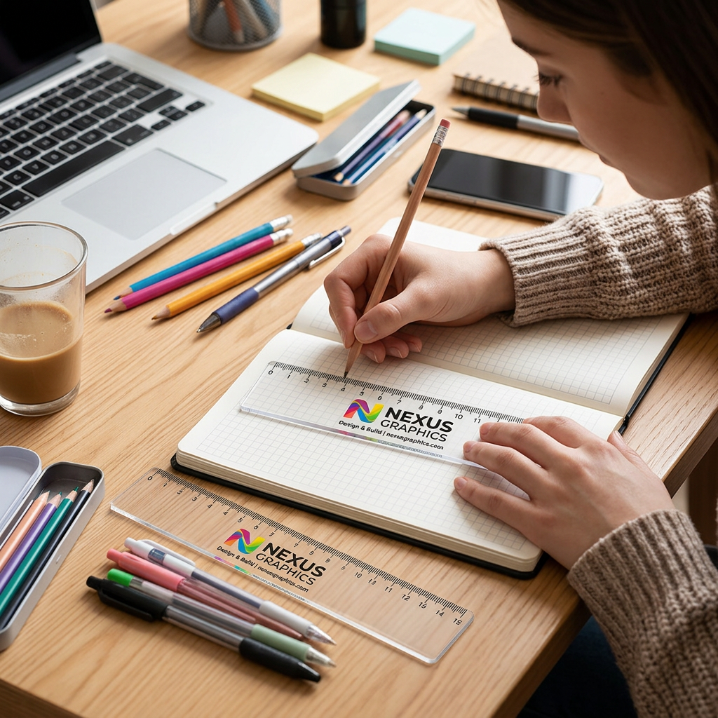 Custom Logo Acrylic Advertising Ruler