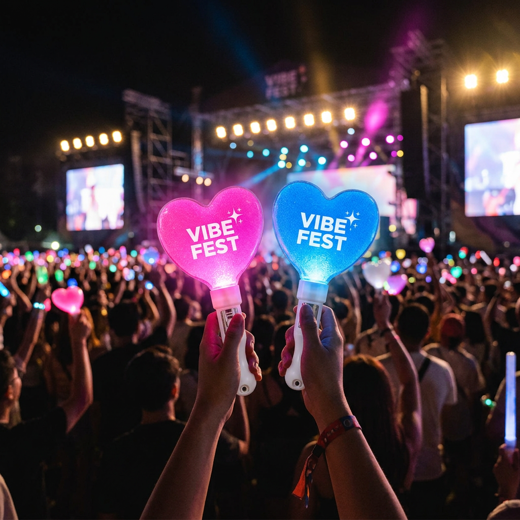 Custom Logo Concert Glow Sticks