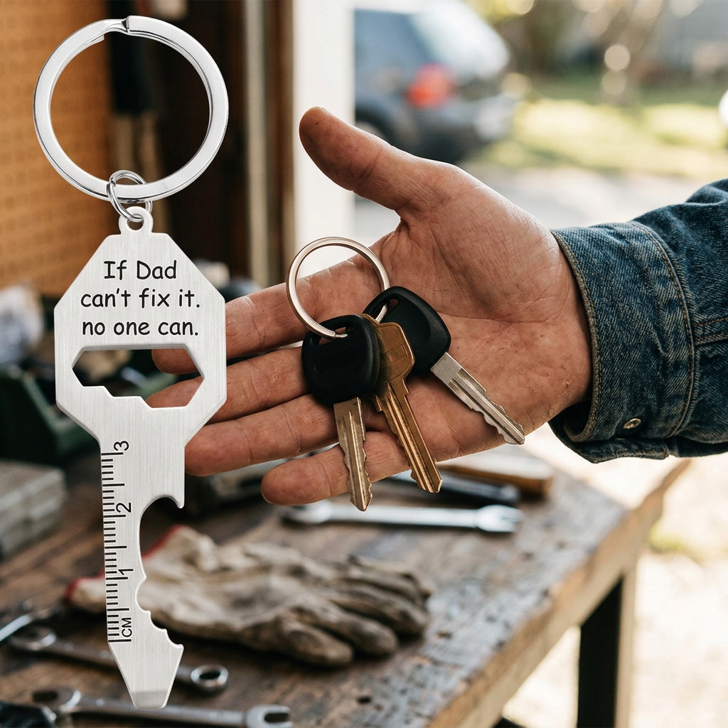 Custom Logo Wrench Screwdriver Multifunctional Keychain