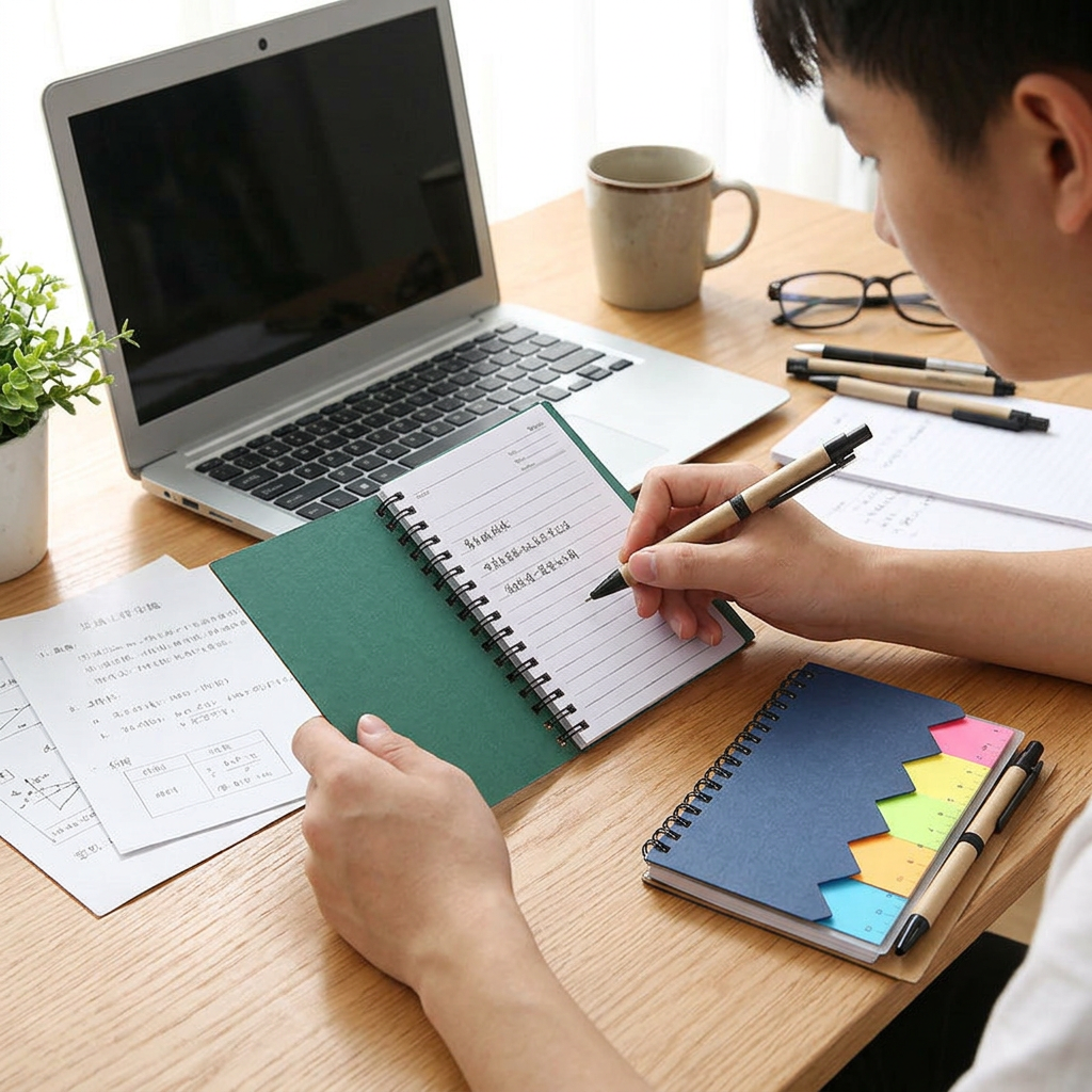 Custom Logo Office Small Ruler Post-it Notebook